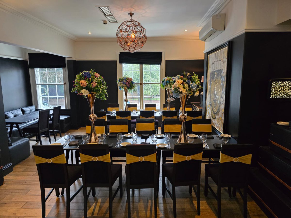 Praza Edgbaston (@prazaedgbaston) on Twitter photo Exclusive venue hire, private dining & get togethers! Our luxurious space & impeccable service will make your occasion truly one-of-a-kind.
Large & small groups catered for, birthdays, corporate or even weddings!
Email us for availability
info@praza.co.uk
#privatehire #party Exclusive venue hire, private dining & get togethers! Our luxurious space & impeccable service will make your occasion truly one-of-a-kind.
Large & small groups catered for, birthdays, corporate or even weddings!
Email us for availability
info@praza.co.uk
#privatehire #party