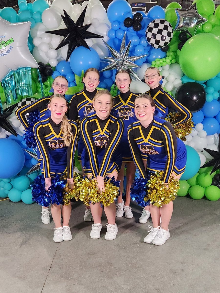 SPwildcatsne's tweet photo. Congratulations to the Cheer and Dance teams for participating at state this weekend in Grand Island! A special shout out to our dance team for receiving the Academic Excellence Award.
#WeAreStPaul https://t.co/Z6RXdextNC
