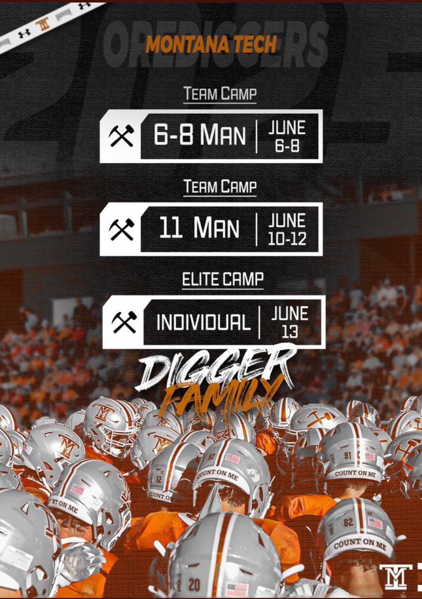 RjLopez__'s tweet image. Thank you @CoachKyleSamson for the personal invitation to @MonTechFootball camp and to visit the campus!!!