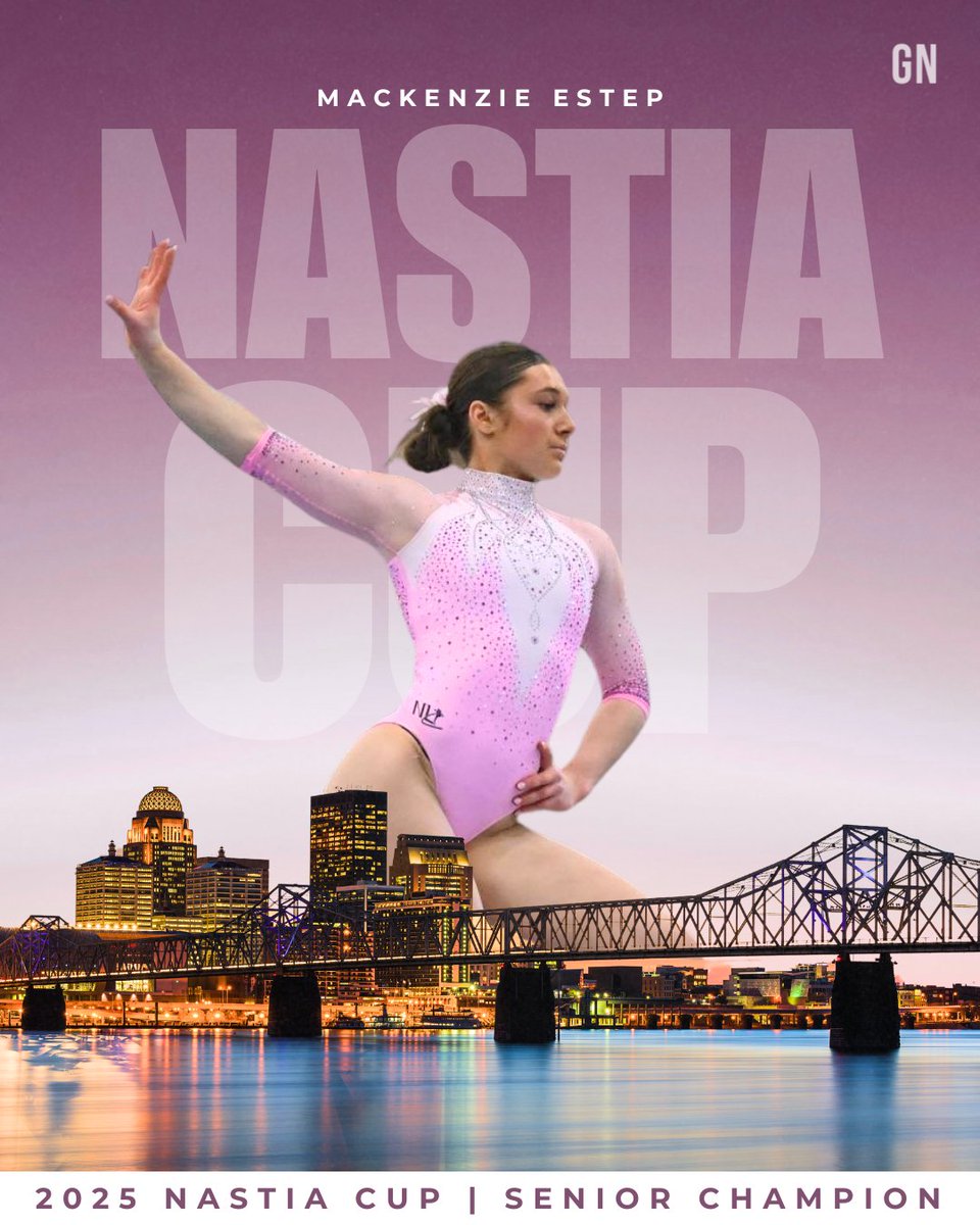 For the second year in a row, an Oklahoma commit wins the senior Nastia Cup title!

Mackenzie Estep (Ascend) earned a 38.975 to top a packed field full of future NCAA stars. The highlight was a 9.950 for her Yurchenko 1.5 – the highest event score of the meet!
