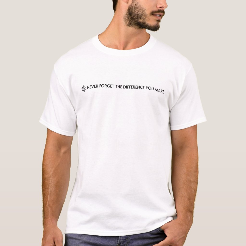 maxx_meeed's tweet image. &quot;💡 Join the #DifferenceChallenge: Wear something that reminds you of your impact. Here’s my pick—‘Never Forget the Difference You Make’ tee.  Who’s in? 🧵 #TShirtDesign #Motivation&quot;