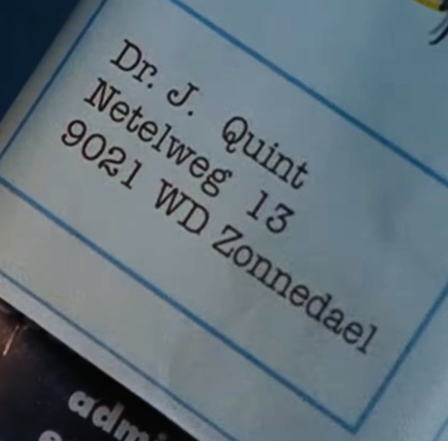Kenny1993NL's tweet image. Het (fictieve) adres van de familie Flodder in Zonnedael 🏠 #Flodder #90s