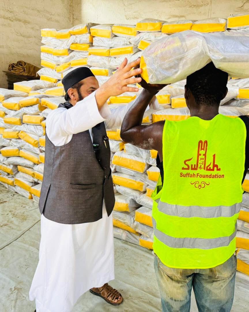 Ramadan Food Packs 2025 Distribution in Tanzania East Africa by Suffah Foundation.