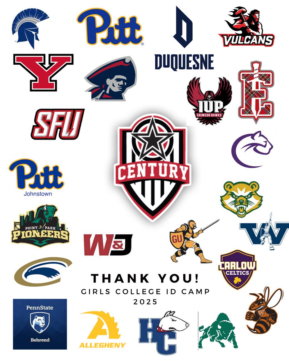 Century_Utd's tweet photo. Fantastic turnout at our Century United Girls College ID Camp today! Huge thanks to the college coaches who joined us and shared their expertise. Great to see so much talent on the field! #RepCentury https://t.co/corzFcqJHo