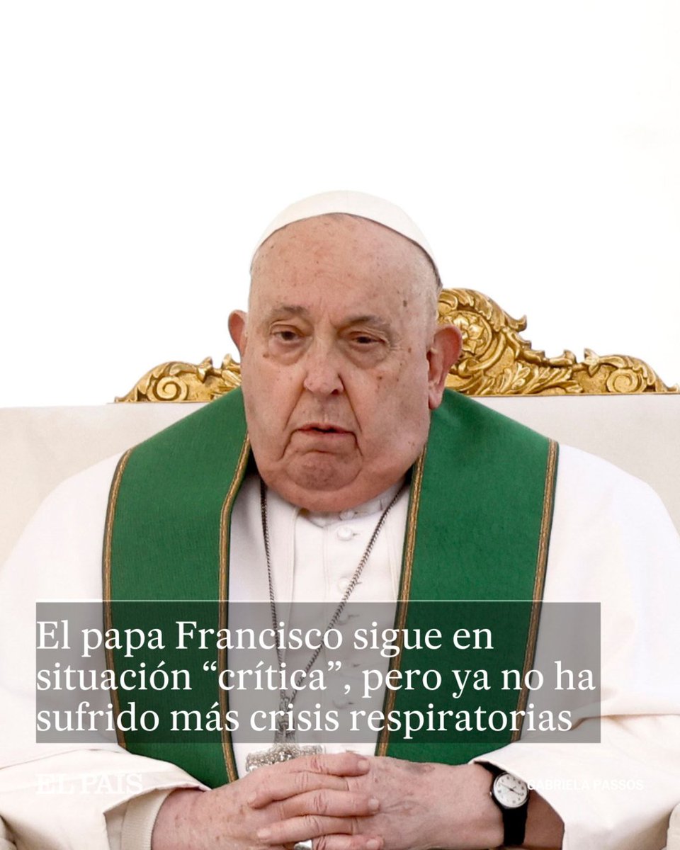 🇻🇦 La Santa Sede ha divulgado un mensaje escrito del papa Francisco: “Continúo con confianza mi hospitalización. ¡Gracias por esta cercanía y por las oraciones de confortación que he recibido de todo el mundo!” 🔗 tinyurl.com/2794wcq2