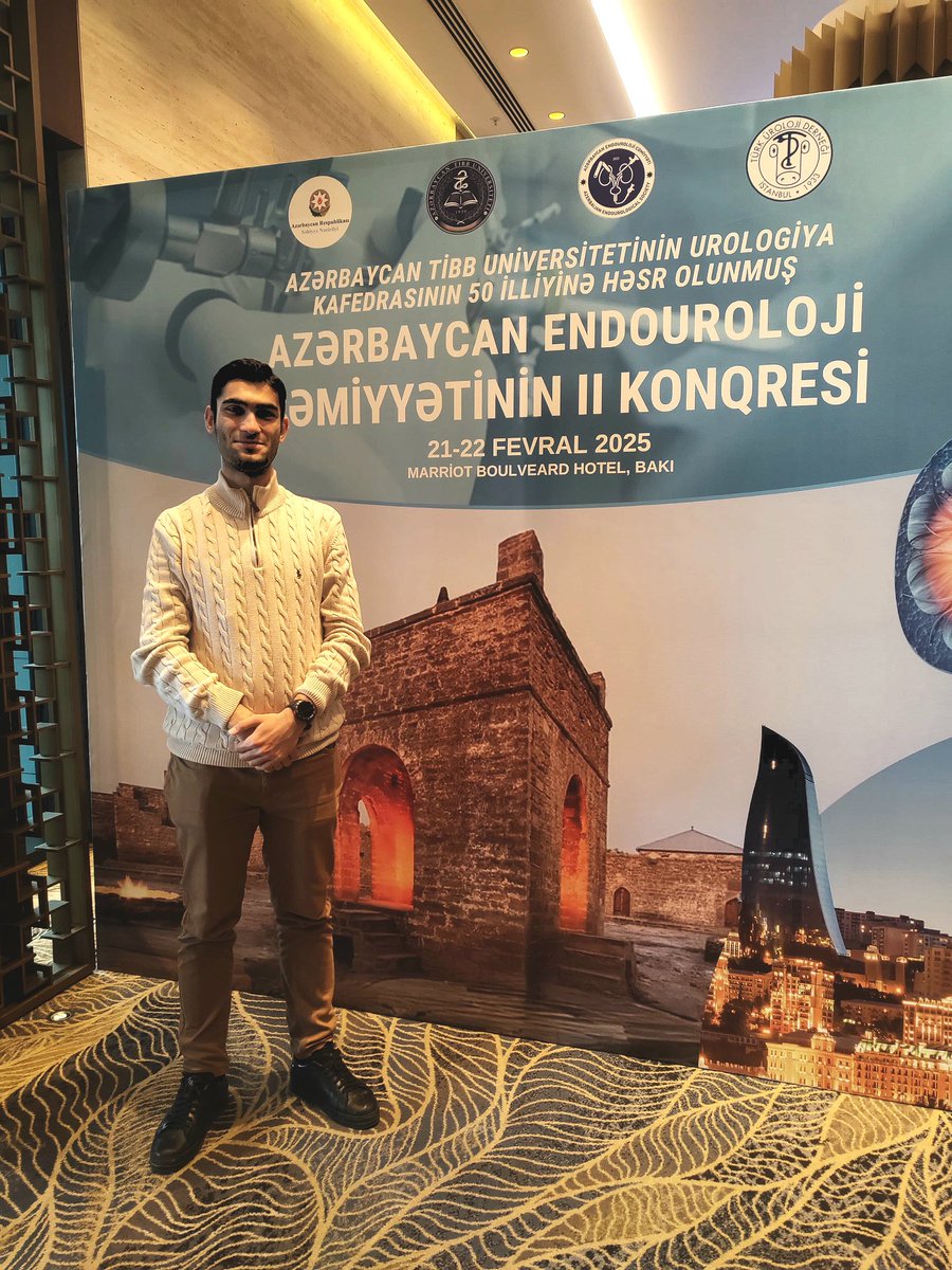 roshka_b's tweet photo. Had the privilege of attending the 1st National Congress of the Azerbaijan Society of Internal Medicine and the 2nd Congress of the Azerbaijan Endourology Society. An inspiring platform to exchange ideas and explore advancements.

 #InternalMedicine #Endourology https://t.co/Df8wfDts5I