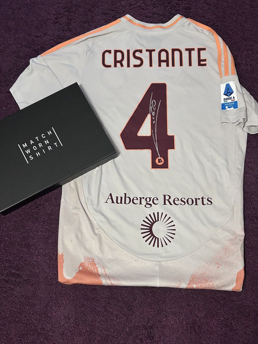 👌🏻perfect 🙌😎 <a href="/MatchWornShirt/">MatchWornShirt</a> <a href="/ASRomaEN/">AS Roma English</a> <a href="/OfficialASRoma/">AS Roma</a> #cristante