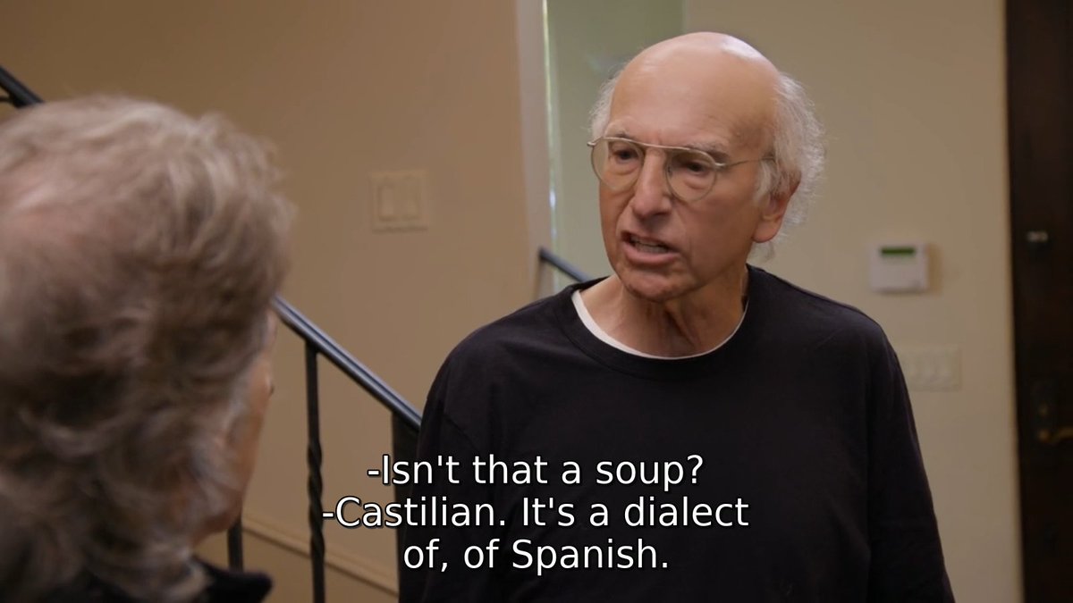 antithegame's tweet image. EL CASTELLANO ES UN DIALECTO DEL ESPAÑOL... DICE LARRY