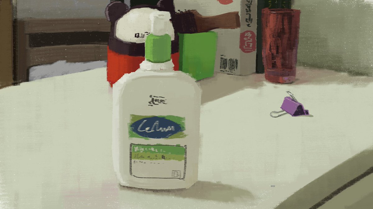 cfoxxxo's tweet image. Color study (in my room)