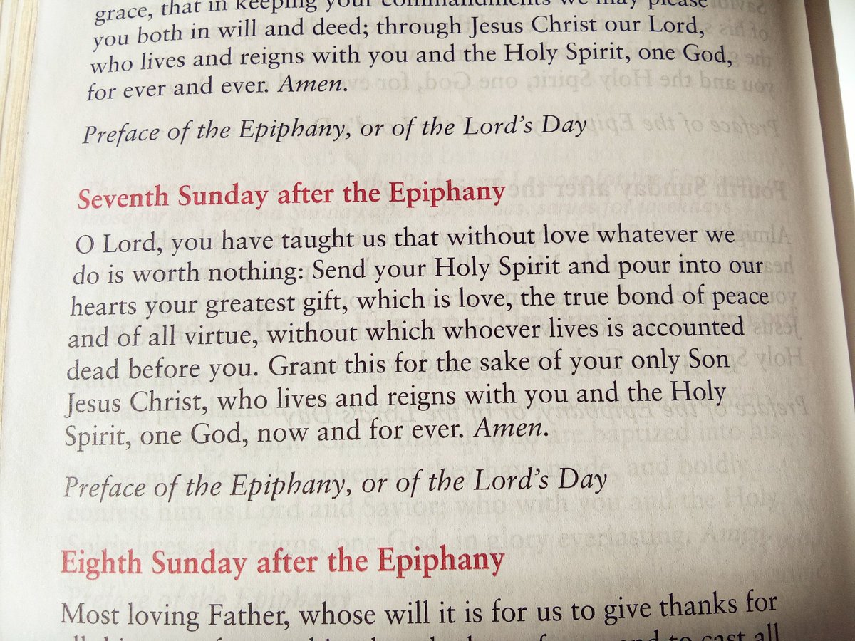 The collects these last couple Sundays have all been beautiful but today's was truly enough to make me cry ngl