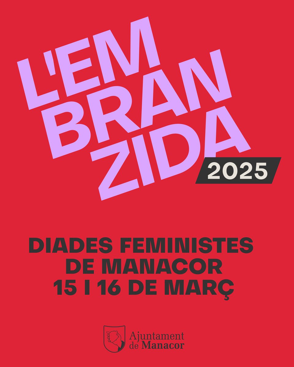 Ajuntament de Manacor (@ajmanacor) on Twitter photo 💥💟 Guardau-la data perquè al març arriba l’Embranzida! 
Aquesta setmana en donarem tots els detalls…
.
.
.
#lembranzida
#marçfeminista 
#feimpoble 💥💟 Guardau-la data perquè al març arriba l’Embranzida! 
Aquesta setmana en donarem tots els detalls…
.
.
.
#lembranzida
#marçfeminista 
#feimpoble