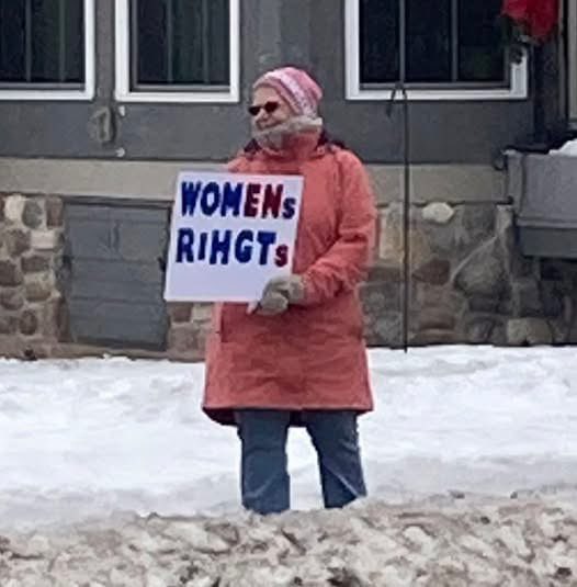 DanODonnellShow's tweet photo. You know, I'm beginning to think the left isn't sending its best and brightest protesters in Trump's second term. (Photo by @MegEllefsonShow) https://t.co/vmZtXpBCUS