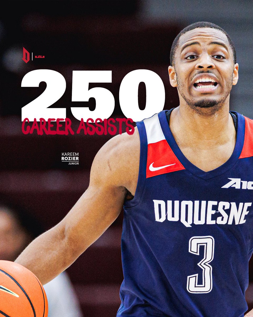 no. 250 for KAREEM.

Rozier eclipsed 250 career assists after his third dime last night against St. Bonaventure.
