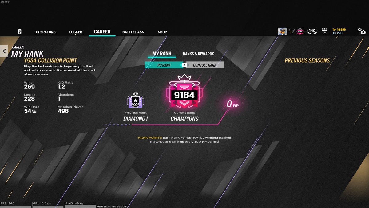 finallyyy I did it. R6S CHAMPION! 🔥🤫