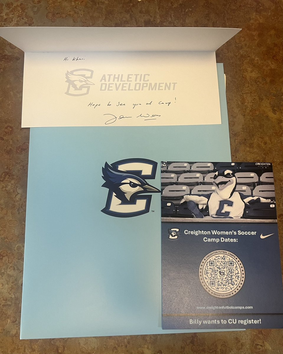 Khari Hontz (@kharihontz) on Twitter photo Thank you so much <a href="/CreightonWSoc/">Creighton Womenβs Soccer</a> <a href="/jimmywalker8200/">Jimmy Walker</a> for the mail and camp invite!!ππ€
<a href="/MarcusKelcher/">Marcus Kelcher</a> <a href="/PrepSoccer/">Prep Soccer β½οΈ</a> <a href="/TopDrawerSoccer/">TopDrawerSoccer</a> <a href="/ImYouthSoccer/">ECNL/GA/Recruiting/College Soccer</a> <a href="/ImCollegeSoccer/">College Soccer Truth β’</a> <a href="/kcaecnl2009/">KC Athletics Academy Elite 09 ECNL</a> Thank you so much <a href="/CreightonWSoc/">Creighton Womenβs Soccer</a> <a href="/jimmywalker8200/">Jimmy Walker</a> for the mail and camp invite!!ππ€
<a href="/MarcusKelcher/">Marcus Kelcher</a> <a href="/PrepSoccer/">Prep Soccer β½οΈ</a> <a href="/TopDrawerSoccer/">TopDrawerSoccer</a> <a href="/ImYouthSoccer/">ECNL/GA/Recruiting/College Soccer</a> <a href="/ImCollegeSoccer/">College Soccer Truth β’</a> <a href="/kcaecnl2009/">KC Athletics Academy Elite 09 ECNL</a>