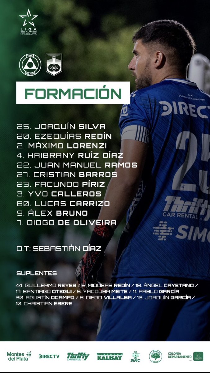 Club Plaza Colonia (@plazacolonia) on Twitter photo Así vamos !
Entran 11, esperan 10, juega un departamento.
Vamos Patablanca !
<a href="/LigaAUF/">Liga AUF Uruguaya</a> Así vamos !
Entran 11, esperan 10, juega un departamento.
Vamos Patablanca !
<a href="/LigaAUF/">Liga AUF Uruguaya</a>