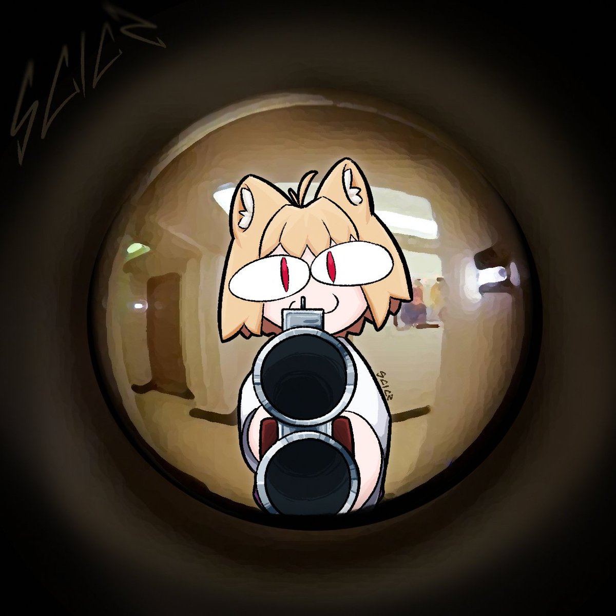 SciczBox's tweet image. Who can it be now? 🎷

#NecoArc #Digitalart #MenAtWork