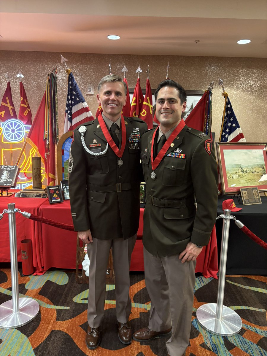 MKHughlett's tweet image. Thank you @BigDeuce2_2FAR for making me an honorary #redleg 

#saintbarbara