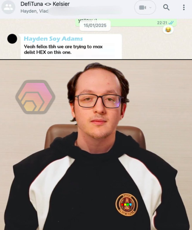 yourfriendSOMMI's tweet photo. ❤️💛💚💙

Uniswap still delists $HEX, but wilfully allows North Korea scam tokens, honeypots and addresses to trade on their front-end.

💎 HEX bootstrapped Uniswap at the start, doing most of its trading volume when it first launched.

Uniswap Labs are Kamala Harris Soyboys and donated to their campaign from their New York Office.

Uniswap: it's time to STOP being Soyboy Losers.

✅ Remove HEX from your Ban List.

🚫 No More Soy