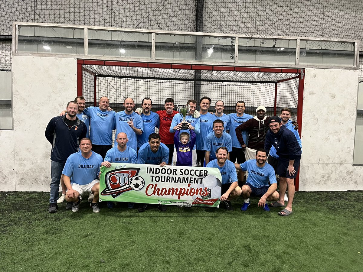 theindoorcup's tweet photo. Over 40 Champs!  DILLIGAF https://t.co/9nSzZIduN5