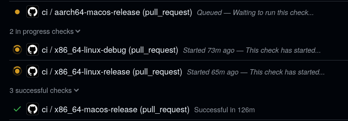 github finally added the start time to the checks list 🎊