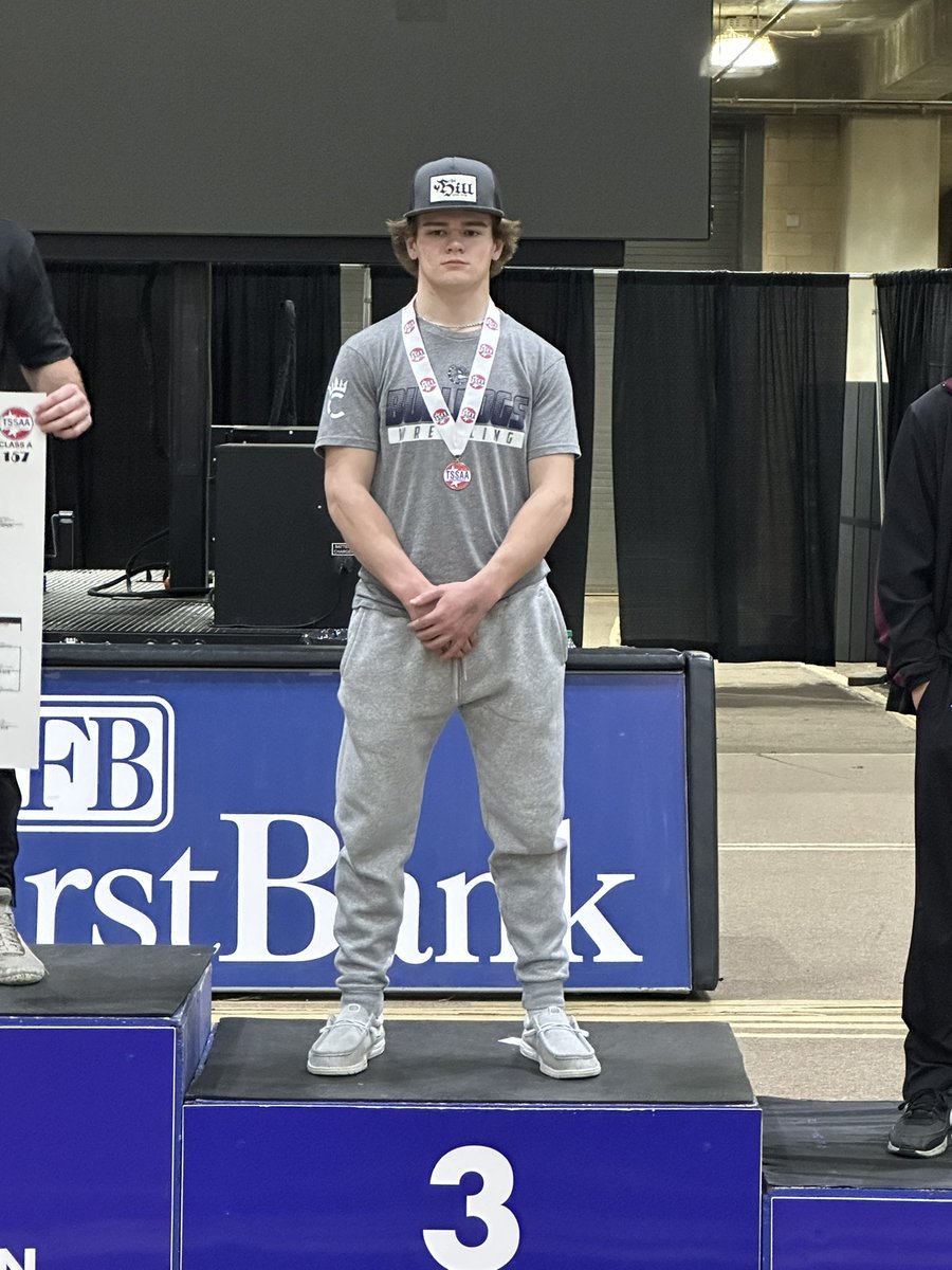 LaneCope12's tweet image. Thankful for  a 3rd place finish in the TSSAA state wrestling championship. A huge thank you to my coaches, teammates, and family for their endless support and belief in me. This achievement wouldn&apos;t have been possible without all the hard work, dedication, and sacrifices.