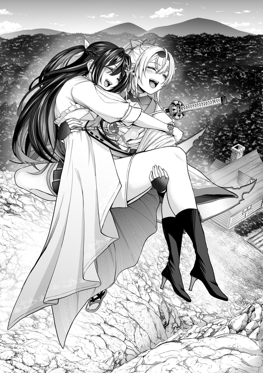 [Holo] 抱著AZKi在山林間穿梭的武士風真