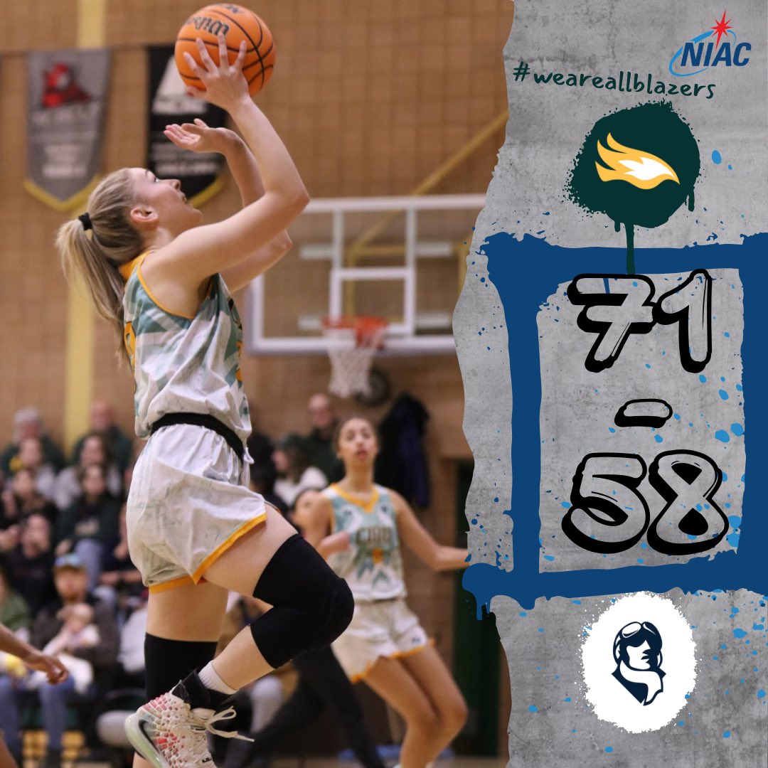 🏀 CHAMPIONS AGAIN! 🏆 
Blazers WBB claim the NIAC title for the second time in program history, and the first time since 2020!

#weareallblazers #lovethedove #bannerszn 

🕊️