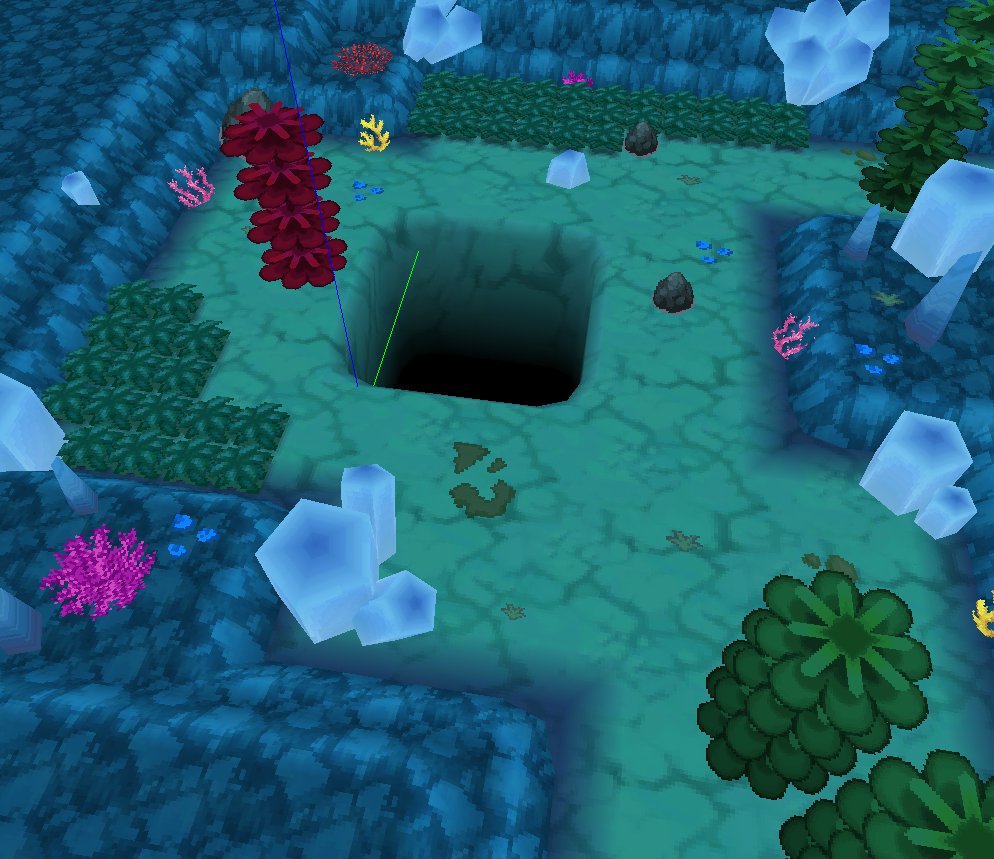 Silast_UP's tweet image. Some prototypes for underwater maps (Kyogre area?)