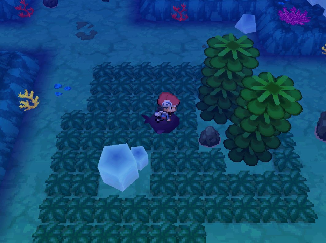 Silast_UP's tweet image. Some prototypes for underwater maps (Kyogre area?)