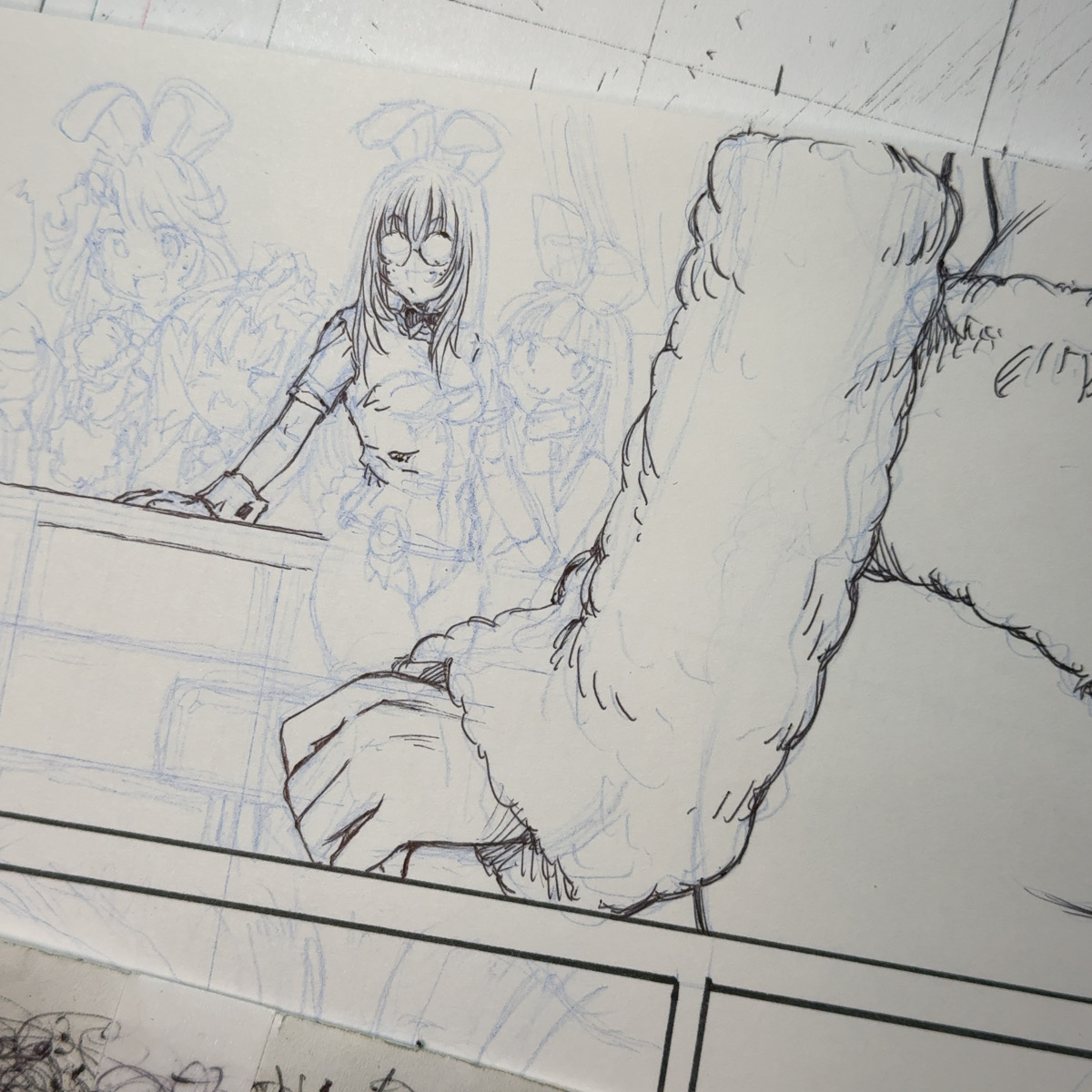 ばにてる開店準備チェキ 