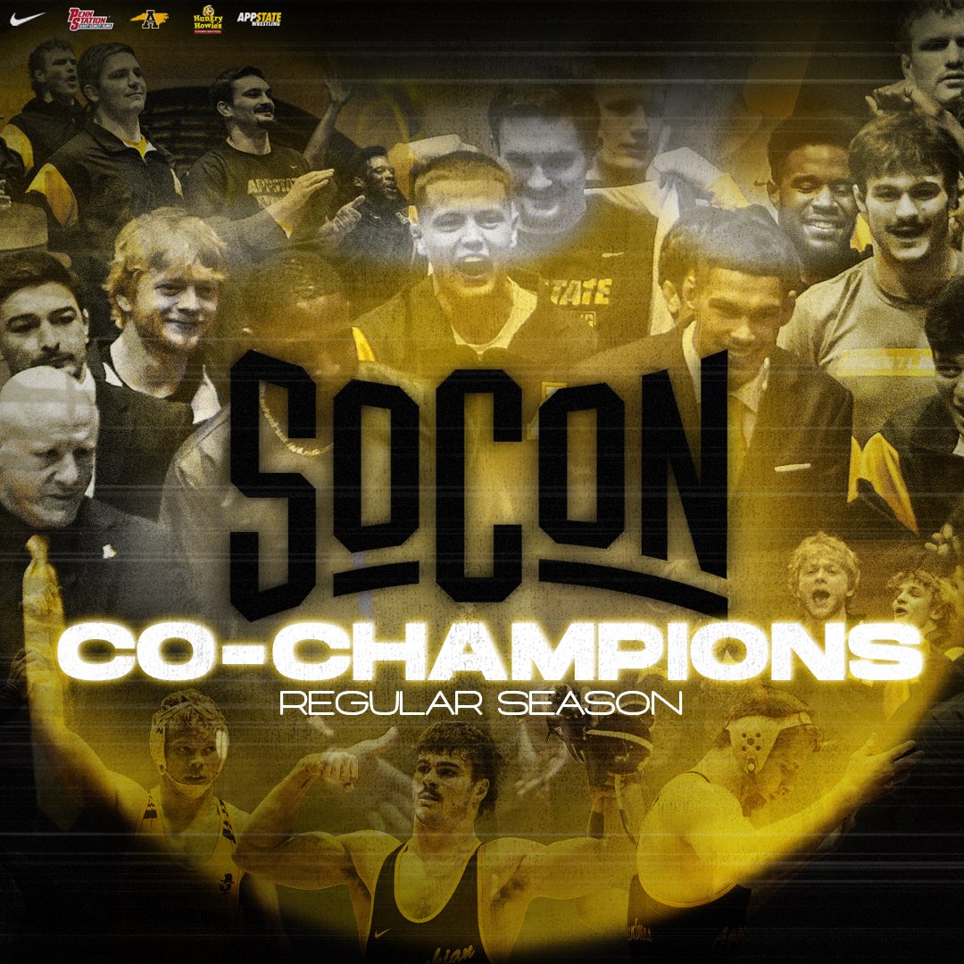 𝐂𝐡𝐚𝐦𝐩𝐢𝐨𝐧𝐬𝐡𝐢𝐩 𝐏𝐞𝐝𝐢𝐠𝐫𝐞𝐞

The Mountaineers have earned at least a share of a SoCon regular season title for the third time in the last four seasons and the seventh time in the last 10 seasons.

#ReAchTheSummit