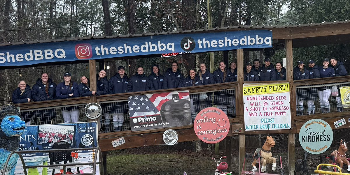 Rained out today but a fun barbecue lunch for <a href="/Maine_Softball/">Maine Softball</a>! 🩵🥎