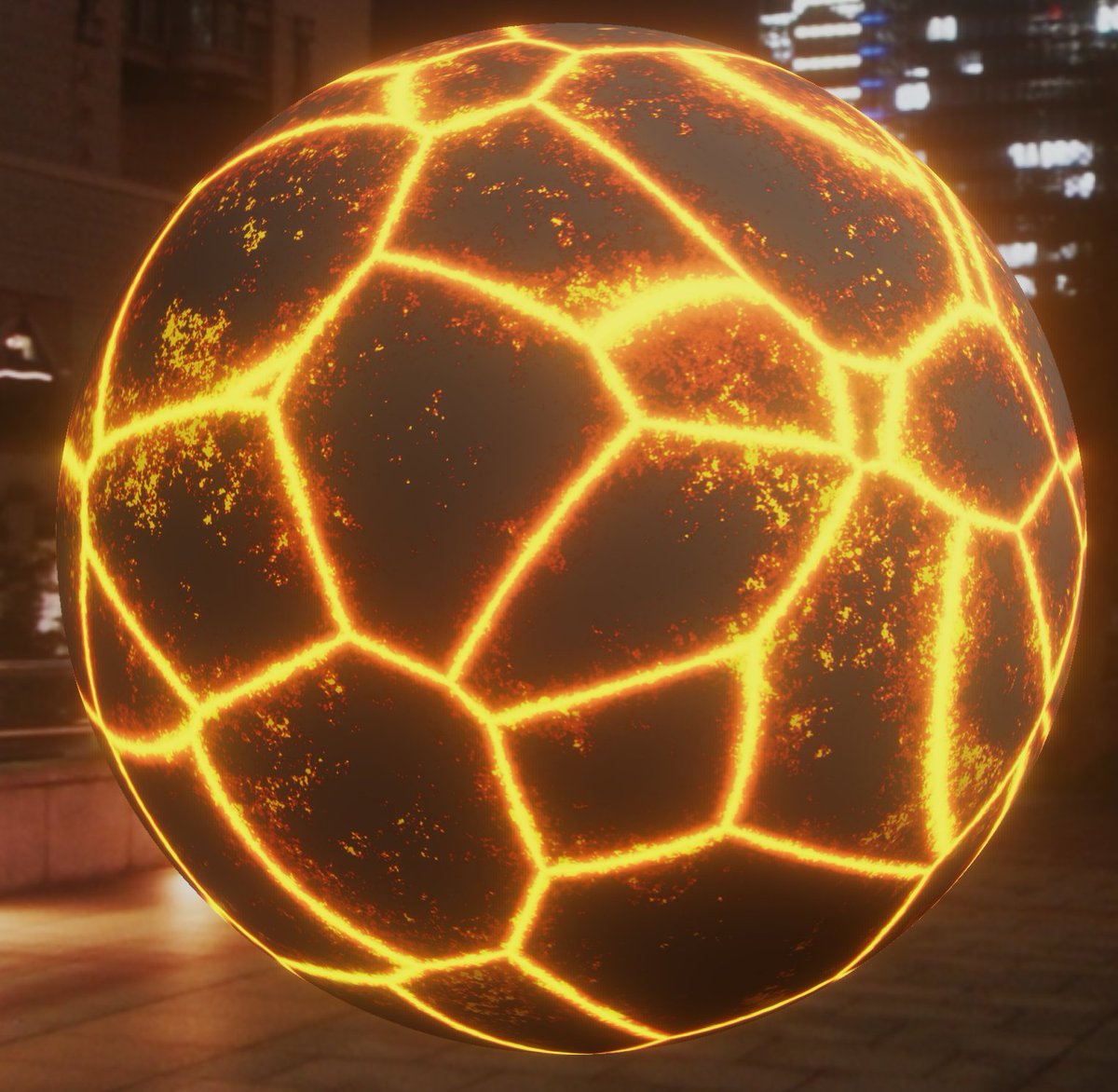 Made some procedural materials, both using the same shader just modified input parameters