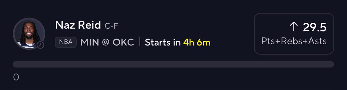 G5Pickss's tweet image. We are on a 7-0 run 😈

Naz Reid o29.5 PRA 🐺

❤️ this post if you want the pair dropped ASAP at 30+❤️⤵️