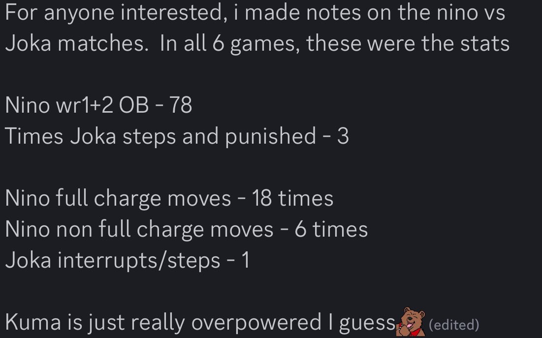 Straight from the bear discord from one of our fellow bears. Whenever yall ready for the conversation I will gladly discuss in a civil manner.