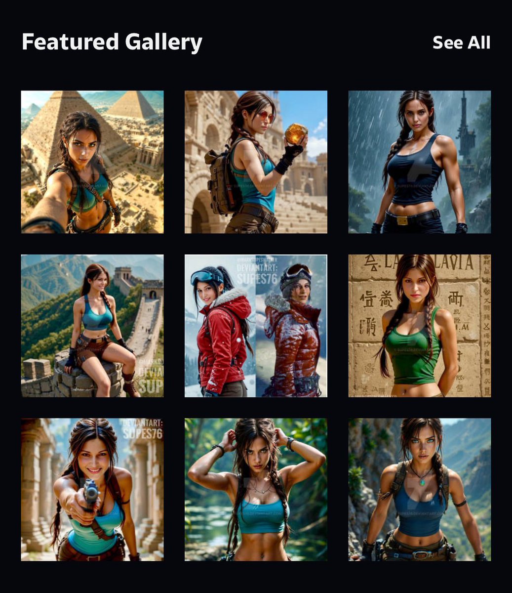 Recent TR related posts 🙌🔥🔫
#TombRaider 
#LaraCroft 
deviantart.com/Supes76