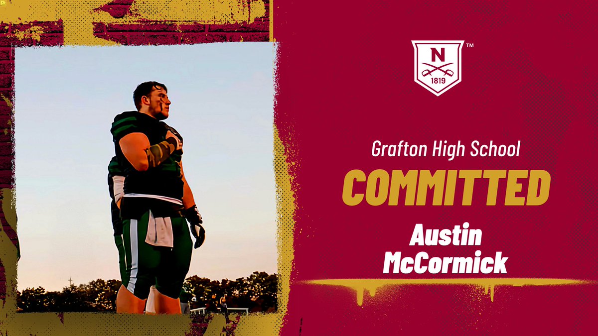 Austin McCormick 🏈🙏 (@austin_mcco50) on Twitter photo I am ecstatic to be officially committing to Norwich University!!! 🪖🇺🇲
I will be in the Corp of Cadets (Air Force ROTC), and playing Football under the brilliant minds of <a href="/CoachJohnsonOL/">𝘽𝙤𝙗𝙗𝙮 𝙅𝙤𝙝𝙣𝙨𝙤𝙣 𝙄𝙄𝙄</a> and <a href="/THEcoachRussell/">Bill Russell</a>
Thank you all and God 🙏 #GoCadets #ROLLWICK <a href="/NorwichFB/">Norwich Football</a> <a href="/norwichnews/">Norwich University</a> I am ecstatic to be officially committing to Norwich University!!! 🪖🇺🇲
I will be in the Corp of Cadets (Air Force ROTC), and playing Football under the brilliant minds of <a href="/CoachJohnsonOL/">𝘽𝙤𝙗𝙗𝙮 𝙅𝙤𝙝𝙣𝙨𝙤𝙣 𝙄𝙄𝙄</a> and <a href="/THEcoachRussell/">Bill Russell</a>
Thank you all and God 🙏 #GoCadets #ROLLWICK <a href="/NorwichFB/">Norwich Football</a> <a href="/norwichnews/">Norwich University</a>