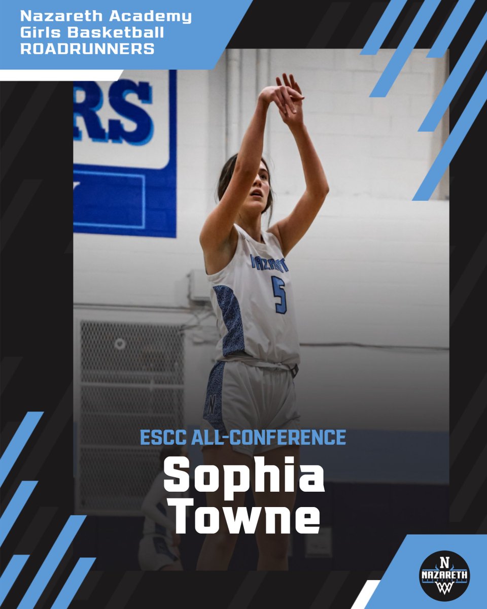 Nazareth GBB (@nazarethgbb) on Twitter photo Congratulations #5 Sophia Towne (2027) <a href="/SAT9251/">Sophia Towne</a> for being named ESCC All-Conference! Congratulations #5 Sophia Towne (2027) <a href="/SAT9251/">Sophia Towne</a> for being named ESCC All-Conference!