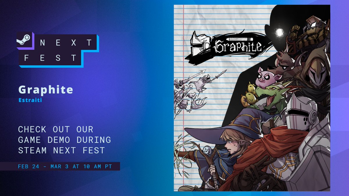 We cooked a new Demo for the Steam Next Fest, Hope you like it!

#indiegames #indiegame #rpg #indiedev #videogames