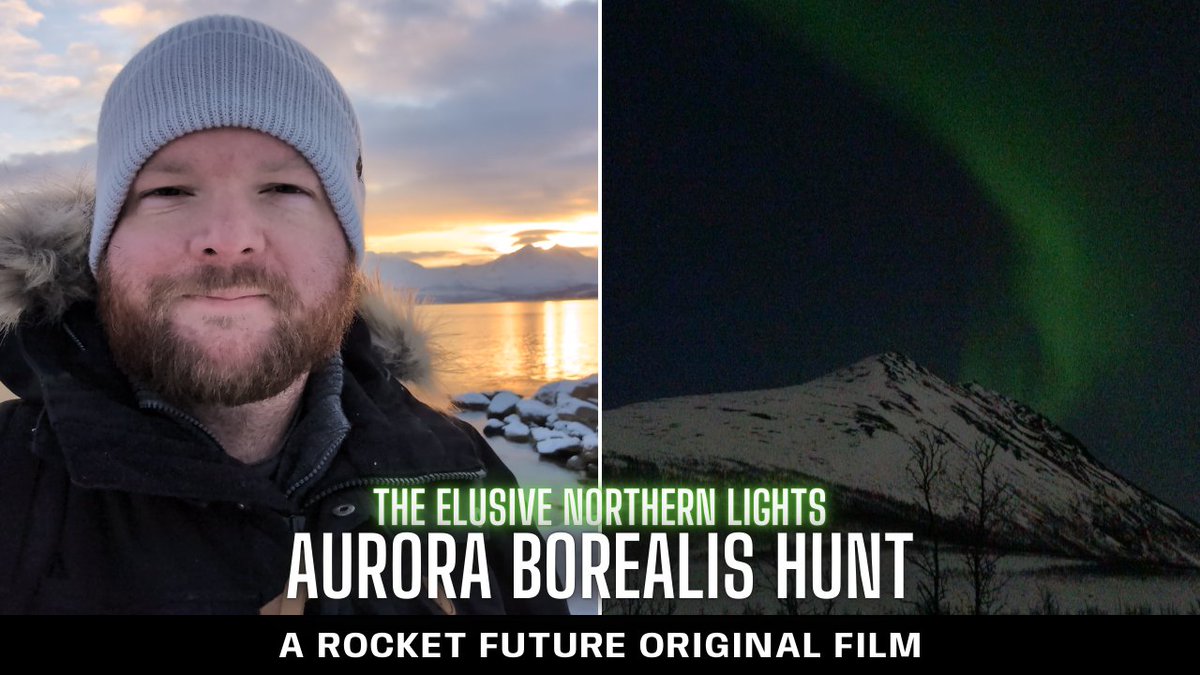TheRocketFuture's tweet image. Excited for Starship Flight 8 and don&apos;t know what to do with yourself between now and Friday?

Check out my Aurora/Northern Nights chasing video while you wait.  I traveled to Tromsø and Svalbard Norway in the Arctic Circle - See how it went.

🎥- aurora.rocketfuture.org