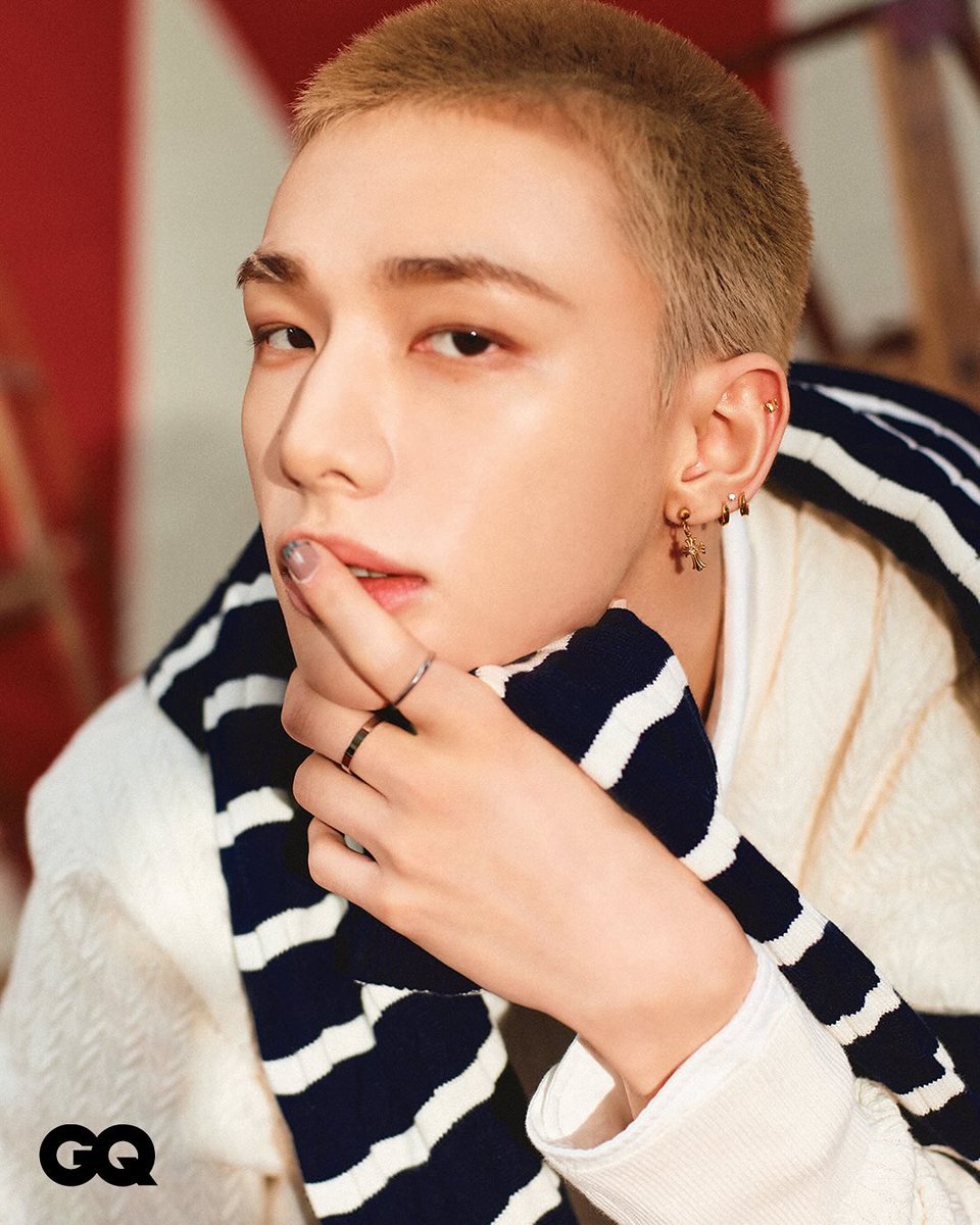 hyunjin x tommy hilfiger for gq korea