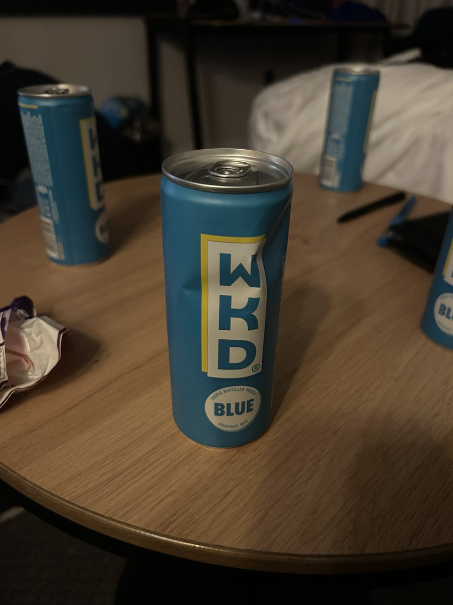 Well I’ve just sat down to an empty can of <a href="/WKDOfficial/">WKD</a>  blue WKD what would suggest I do as shouldn’t happen what happens next