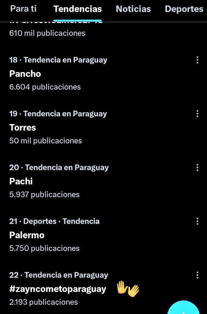 Estamos muy felices con lo que logramos🧚🏽‍♀️💙, estamos todavía en tendencias, esperamos contar con su ayuda y poder  superar la cantidad y llegar a más personas 🤗✨, nos vemos pronto 🫶🏻 #ZaynComeToParaguay #ZaynSTTSTourParaguay