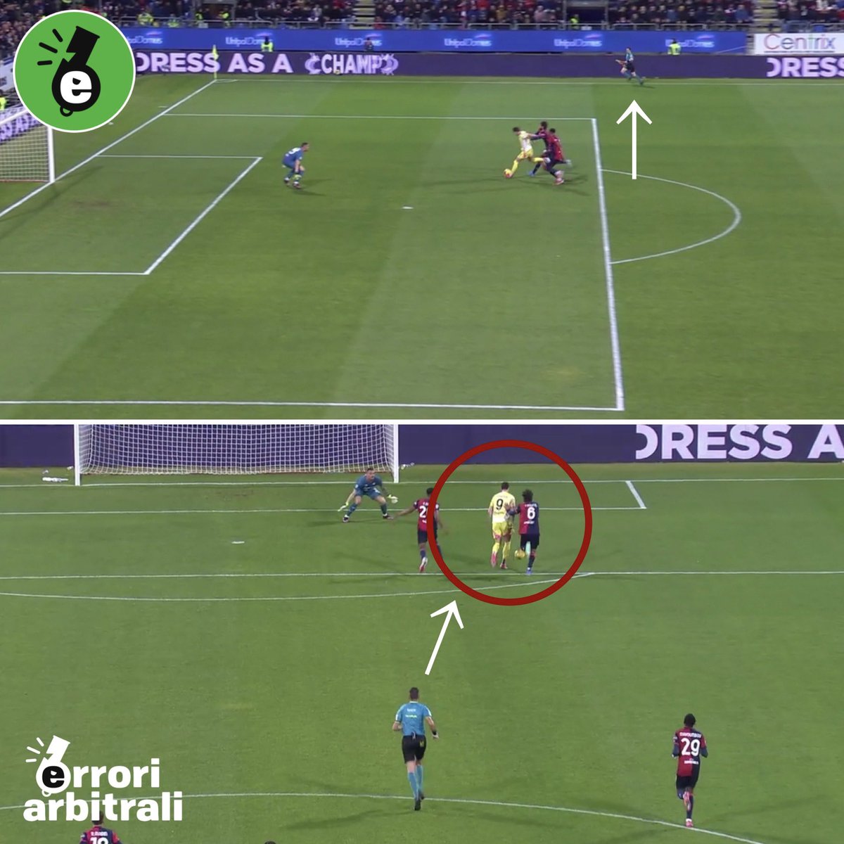 paparino58's tweet photo. Arbitro con visuale perfetta guardalinee con visuale perfetta var con millemila replay a disposizione , smettetela di parlare di errori. Non vedere questo è ugale a non sentire le bestemmie del tuffatore o non vedere l’ammonizione di Mikitarian NON SONO ERRORI! Sono scelte https://t.co/PybuFhlhNM