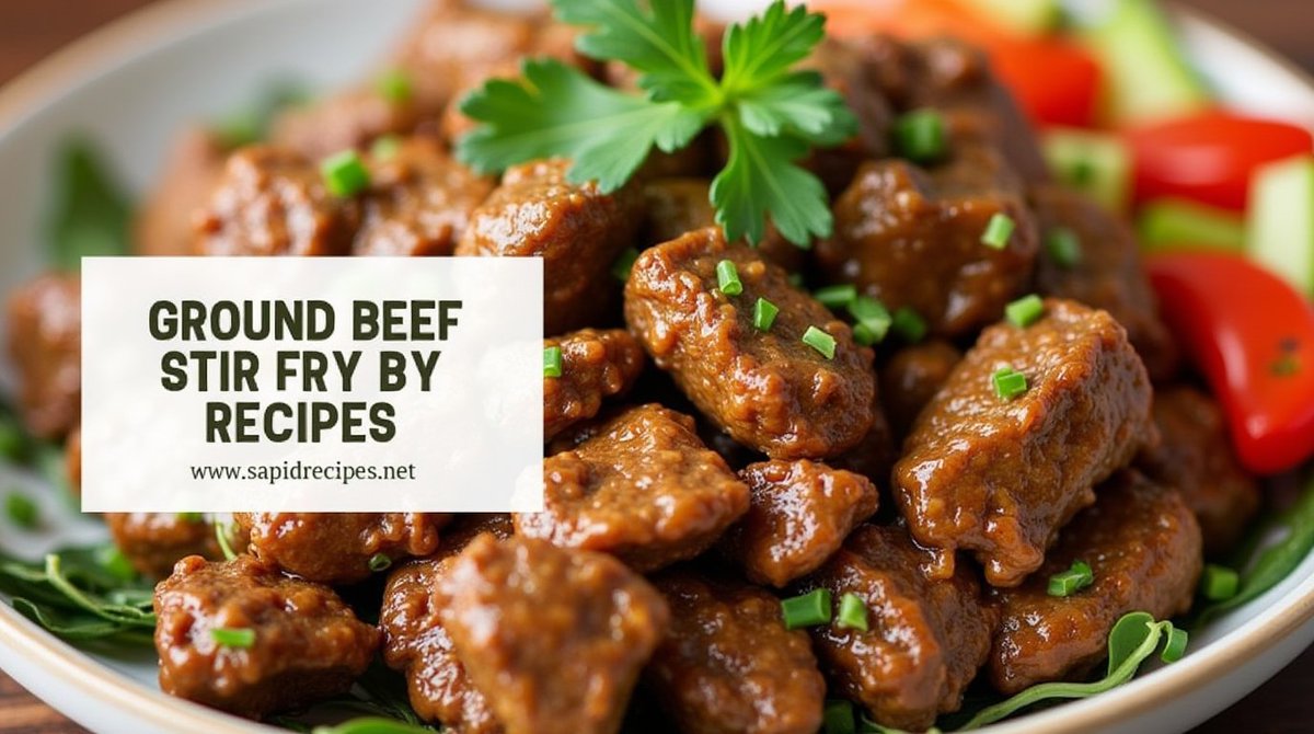 SapidRecipesNet's tweet image. Ground Beef Stir Fry   Recipes: Delicious Variations to Try