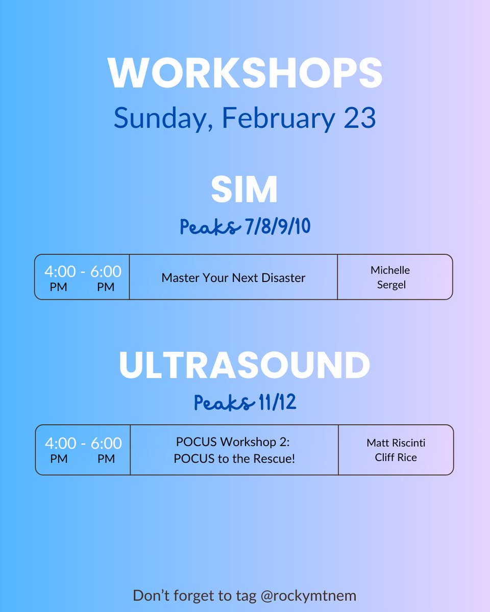 Come get some hands on teaching and bring the fam too!! #RMWC25