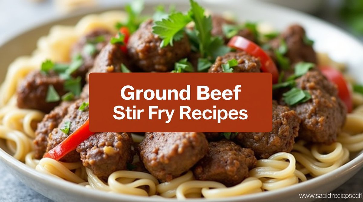 SapidRecipesNet's tweet image. Ground Beef Stir Fry   Recipes: Delicious Variations to Try