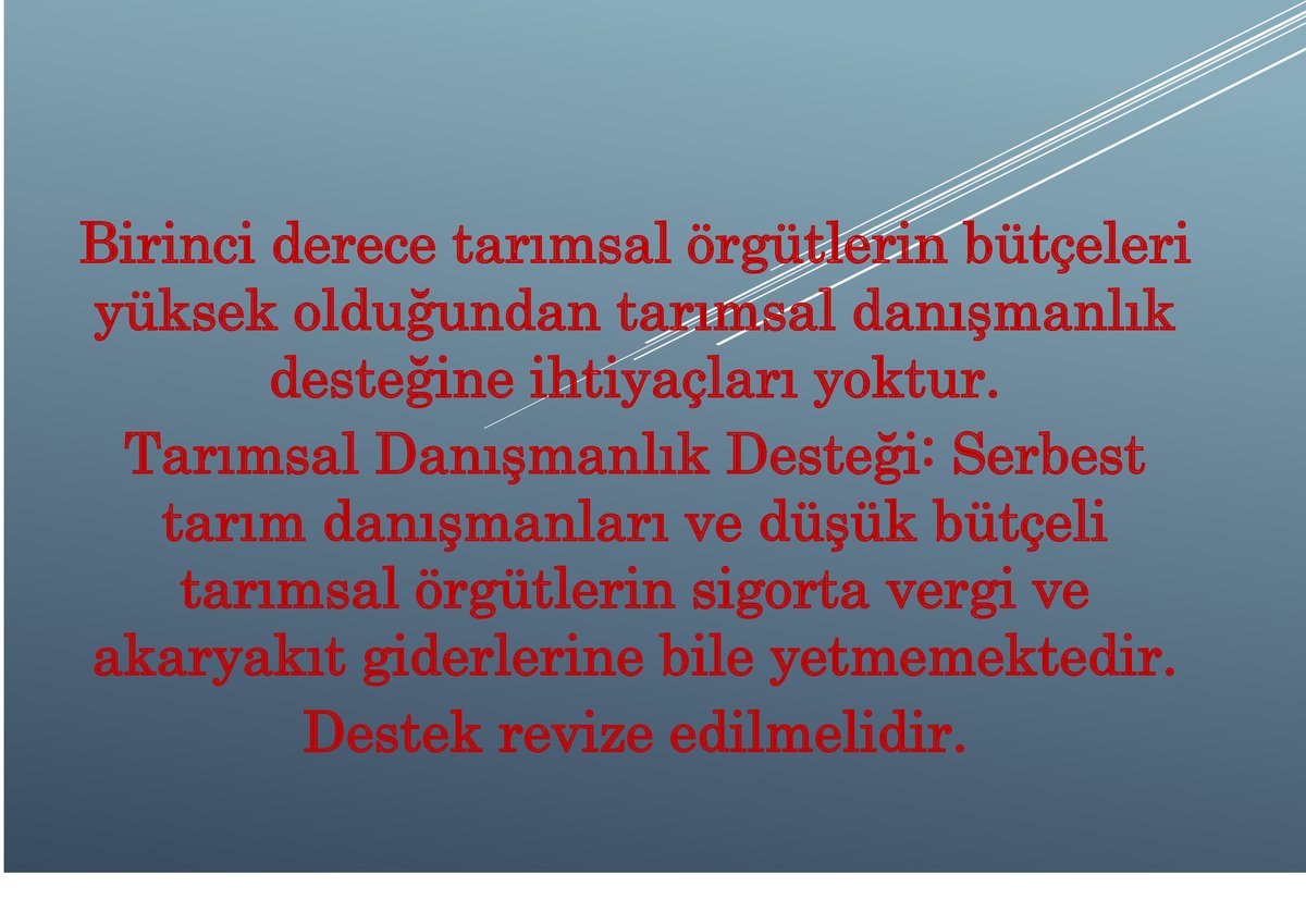 <a href="/Emre_Caliskann/">Emre Çalışkan</a> <a href="/tcbestepe/">T.C. Cumhurbaşkanlığı</a>
<a href="/_cevdetyilmaz/">Cevdet Yılmaz</a>
<a href="/ibrahimyumakli/">İbrahim Yumaklı</a>
<a href="/memetsimsek/">Mehmet Simsek</a>
<a href="/bekirgizligider/">Ebubekir GİZLİGİDER</a>
<a href="/TCTarim/">T.C. Tarım ve Orman Bakanlığı</a>
<a href="/ahmtbgc/">Ahmet Bağcı</a>
<a href="/iletisim/">T.C. İletişim Başkanlığı</a>
<a href="/TarimOrmanSgb/">Strateji Geliştirme Başkanlığı</a>
@oyildiz3806
<a href="/akadirpolat1/">Abdulkadir Polat</a>
<a href="/efkanala/">Efkan Âlâ</a>
<a href="/mustafaelitas/">Mustafa Elitaş</a>
<a href="/trgmresmi/">Tarım Reformu Genel Müdürlüğü</a>
<a href="/belginuygur10/">Belgin Uygur 🇹🇷</a>
<a href="/hby34/">Hasan Basri Yalçın</a>
<a href="/mustafasenbd/">MUSTAFA ŞEN</a>
<a href="/DrOmerileri/">Dr. Ömer İleri</a>
<a href="/eyupkadirinan/">Eyyüp Kadir İnan</a>
<a href="/tugbaisikercan/">Tuğba IŞIK ERCAN</a>
<a href="/avyusufibis/">Yusuf İBİŞ</a>
<a href="/eyd_tob/">EYDB Tarımsal Yayım ve Danışmanlık</a>