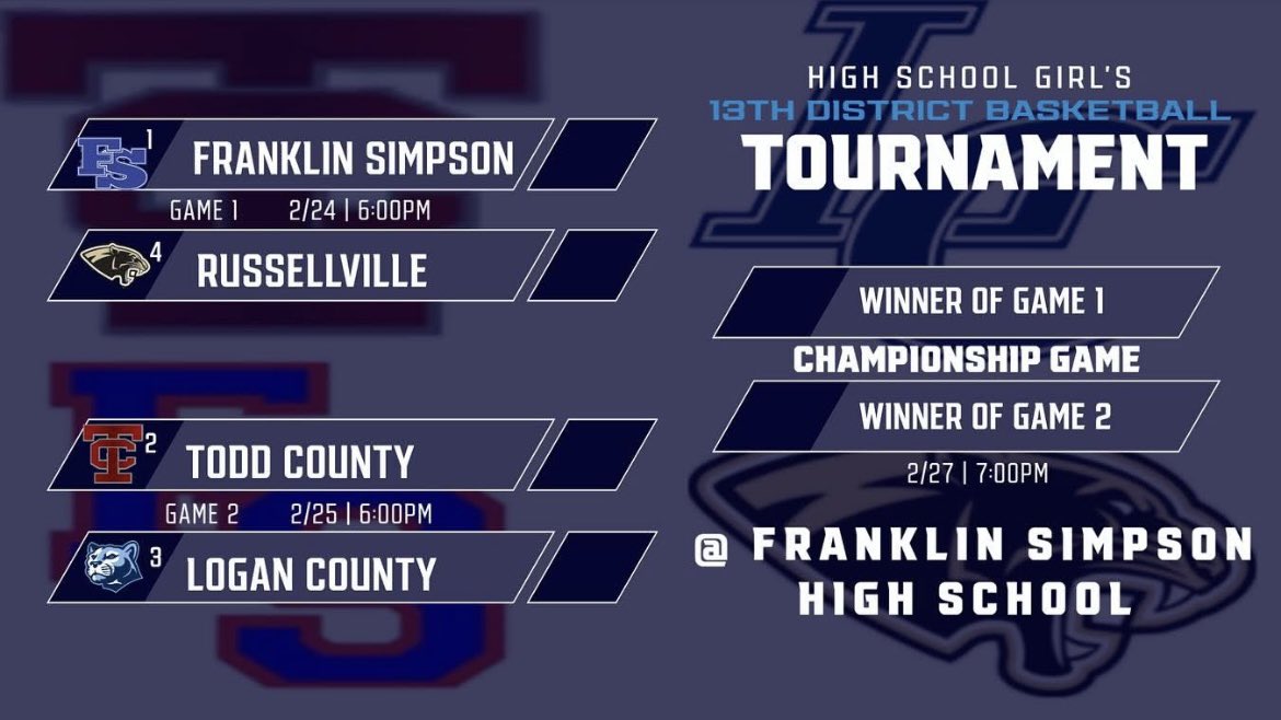 District Week! Pop out Tuesday to cheer on your Lady Cougars!